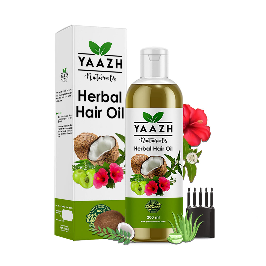 Yaazh Herbal Hair Oil (200 ml) – Natural Hair Growth & Scalp Nourishment